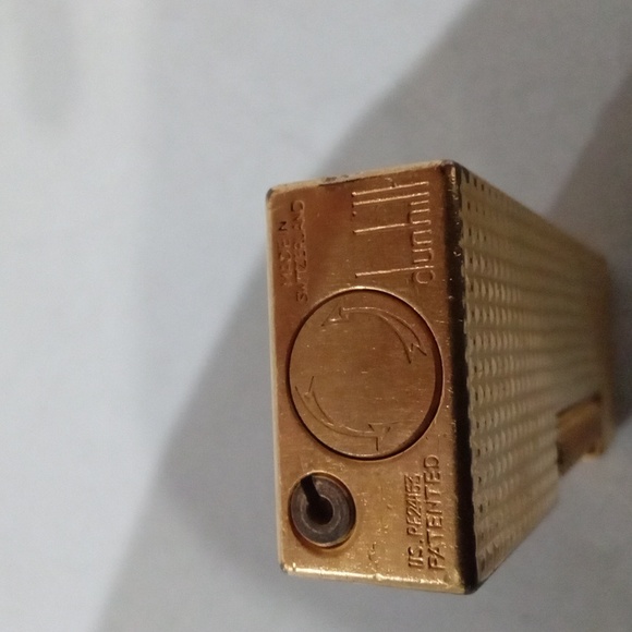 Gold James Bond Cigarette Lighter vintage Dunhill - Picture 3 of 8